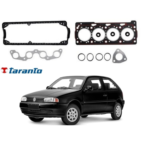 JOGO JUNTA CABEÇOTE TARANTO VOLKSWAGEN GOL G2 8V AT 1995 A 1999 - Go Mec Auto Pecas JOGO JUNTA CABEÇOTE TARANTO VOLKSWAGEN GOL G2 8V AT 1995 A 1999 - Go Mec Auto Pecas